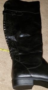 Lane Bryant moto spike boots